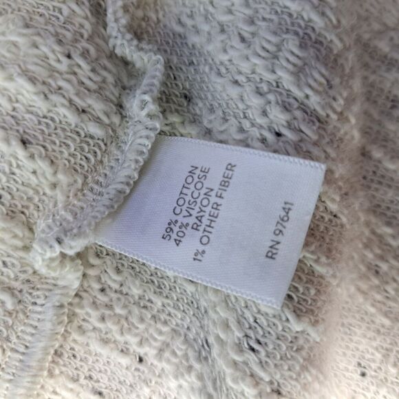 Pure Jill  Women's Cardigan Sweater Medium Gray  Open Front Knit Pockets Comfy - Picture 7 of 9